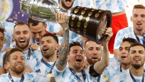 Lionel Messi finally got his hands on the Copa America trophy last year - will the World Cup follow?